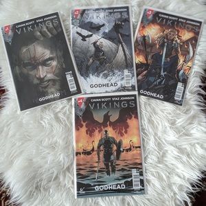 Bundle of 4 comic books📚 Vikings Volumes 1-4 Comic Books by Cavan Scott & …